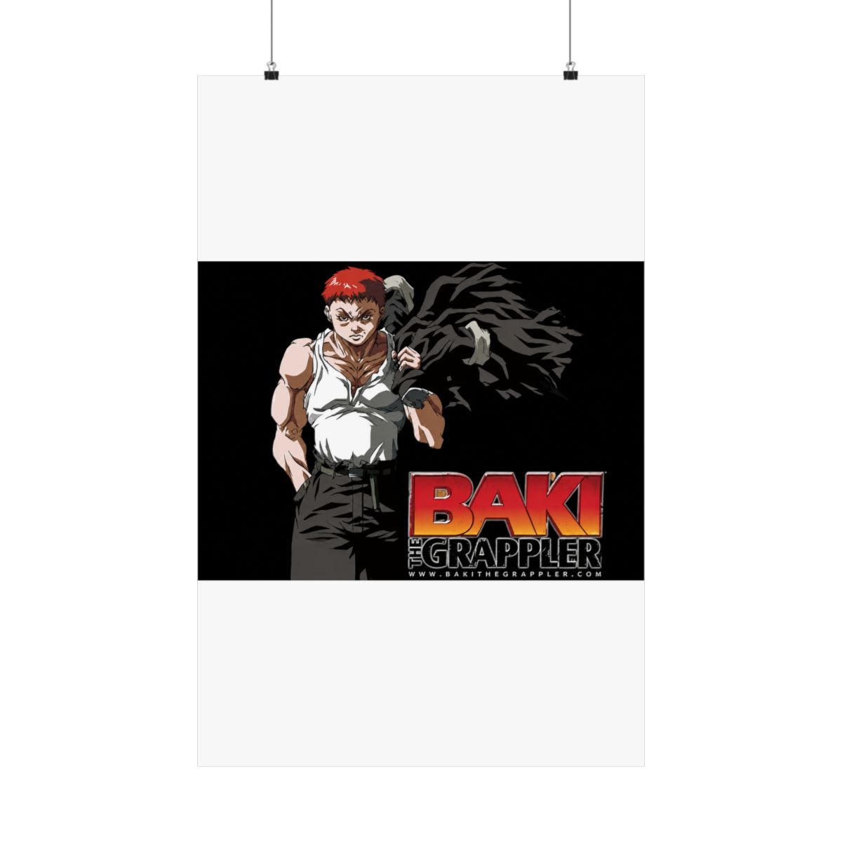 Baki the Grappler Anime Fabric Wall Scroll Poster (32 x 24) Inches. [WP]Baki-6 (L) - alternate angle 1, merchandise