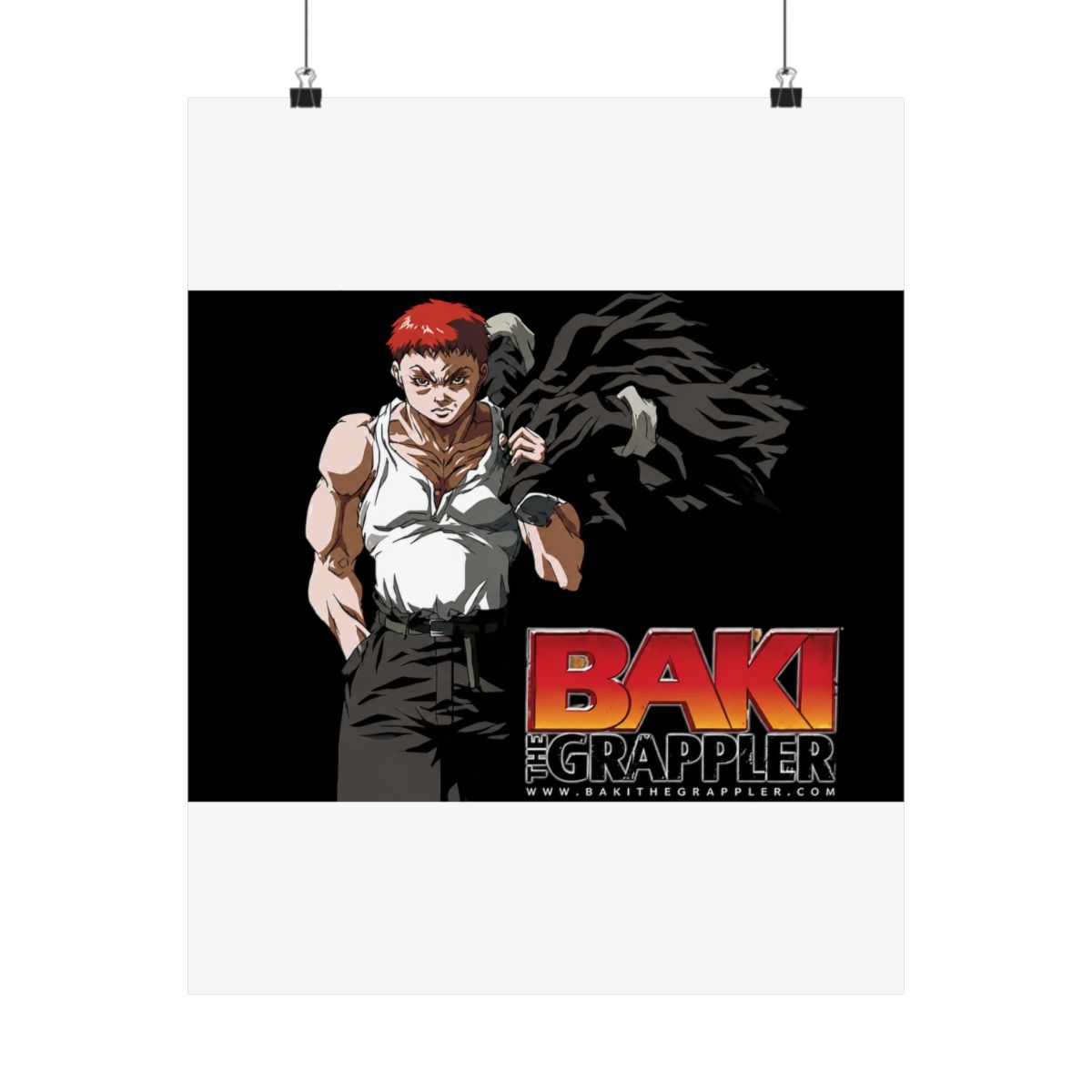 Baki the Grappler Anime Fabric Wall Scroll Poster (32 x 24) Inches. [WP]Baki-6 (L) - alternate angle 5, merchandise