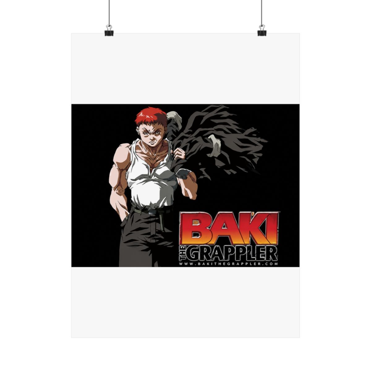 Baki the Grappler Anime Fabric Wall Scroll Poster (32 x 24) Inches. [WP]Baki-6 (L) - alternate angle 4, merchandise