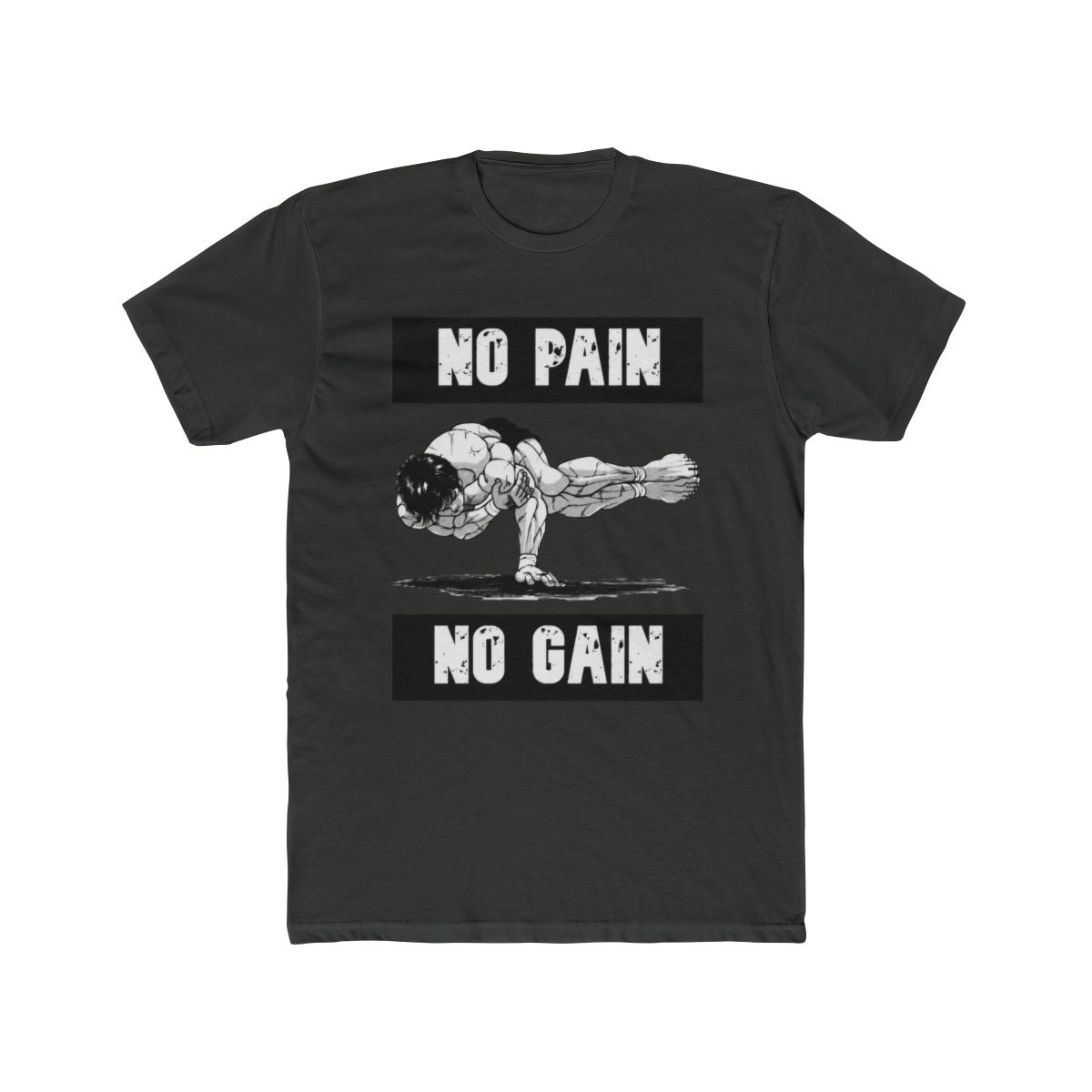 Baki Pose No Pain No Gain T Shirt - alternate angle 5, merchandise