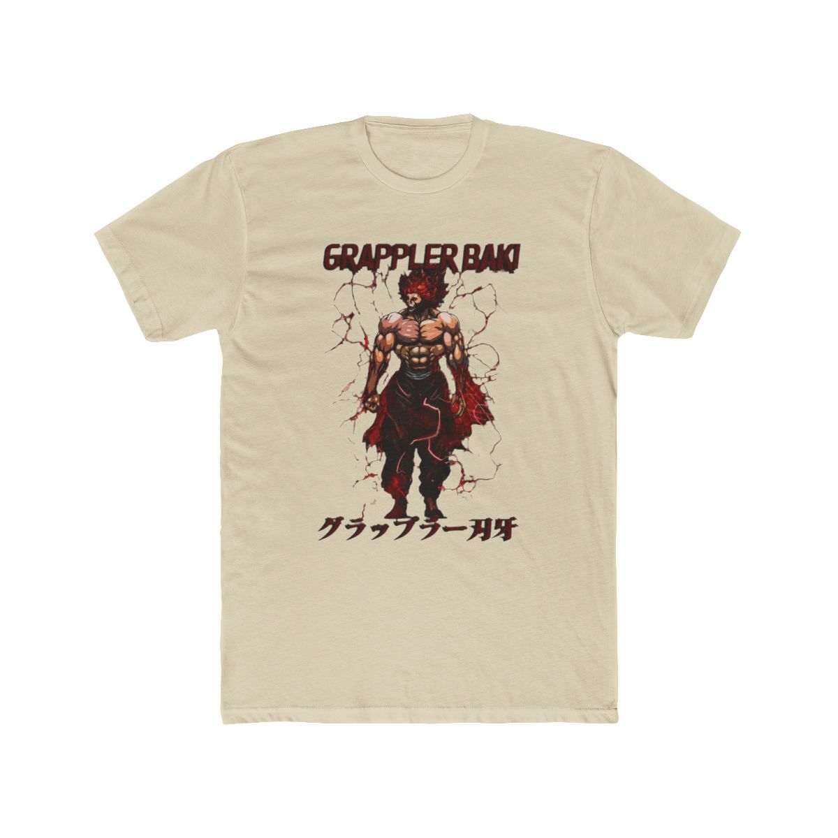 Grappler Baki - Baki hanma T Shirt - alternate angle 4, merchandise