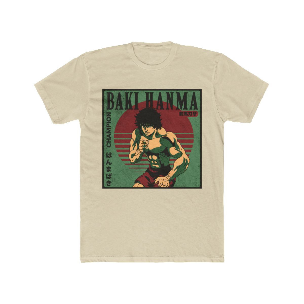 Vintage Baki HAnma Champion T Shirt - alternate angle 4, merchandise