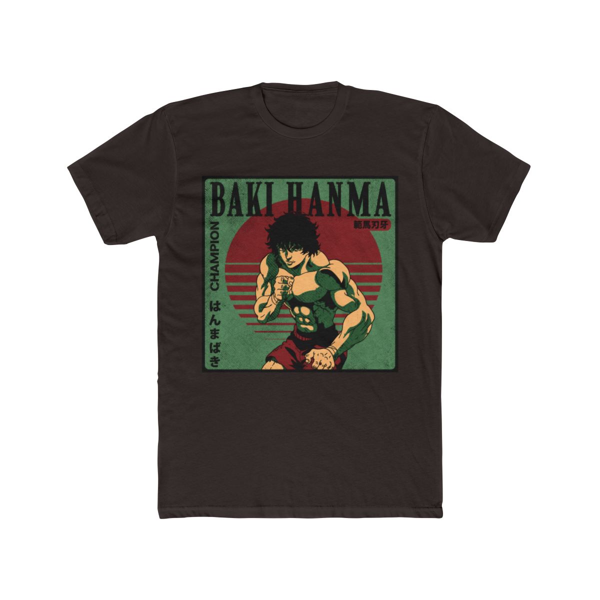Vintage Baki HAnma Champion T Shirt - alternate angle 3, merchandise