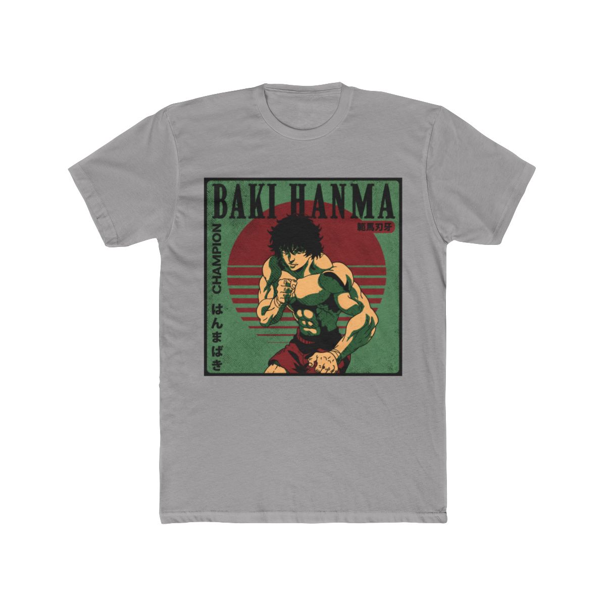 Vintage Baki HAnma Champion T Shirt - alternate angle 2, merchandise