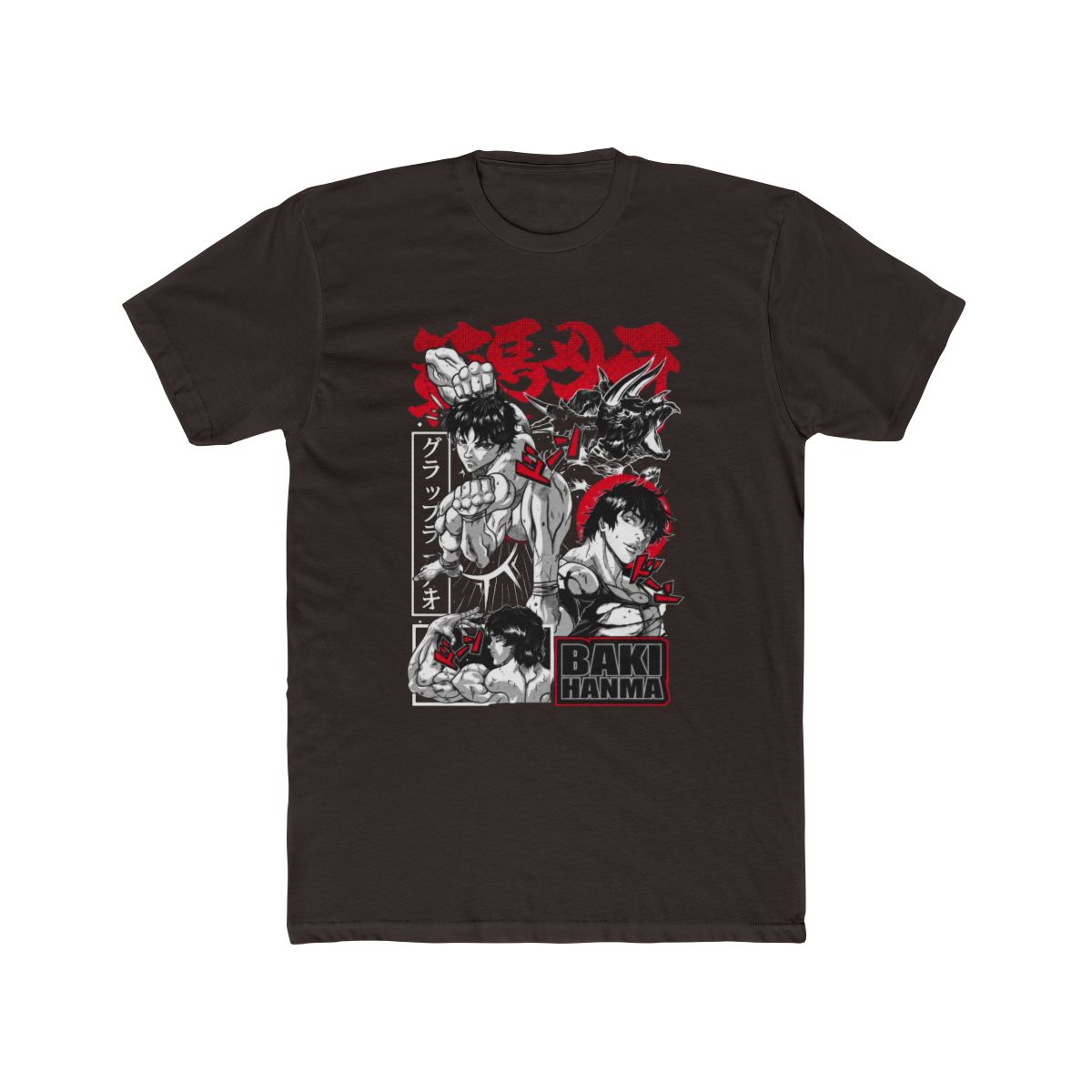 Baki Hanma: A Legacy of Power in Baki T Shirt - alternate angle 3, merchandise
