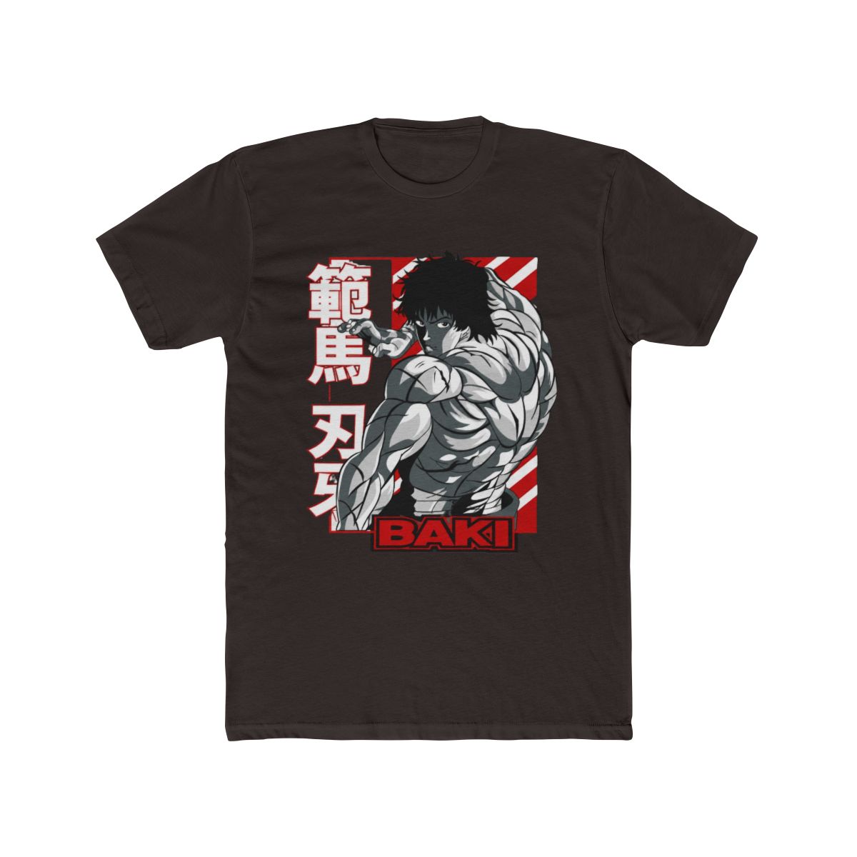 Baki Power Stance T Shirt - alternate angle 3, merchandise