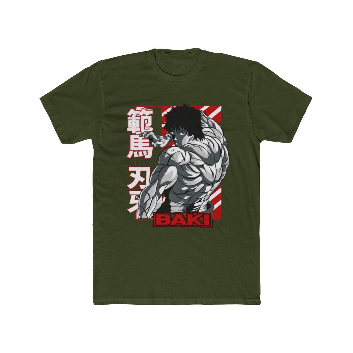 Baki Power Stance T Shirt - alternate angle 4, merchandise