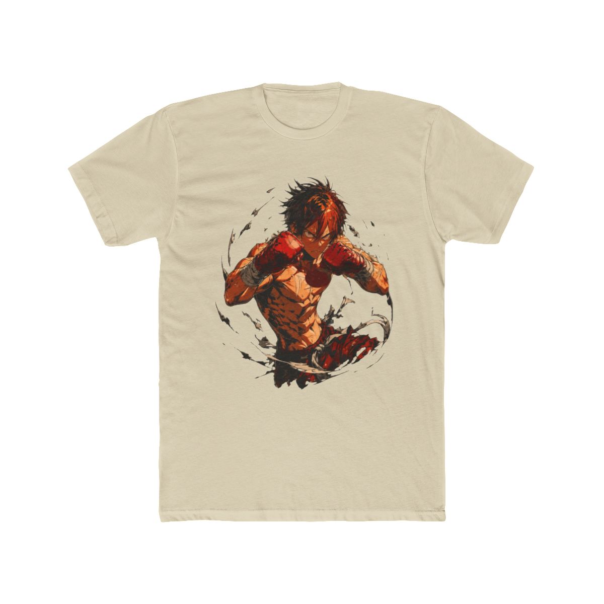 Baki Hanma Intense Martial Arts Fight T Shirt - alternate angle 4, merchandise