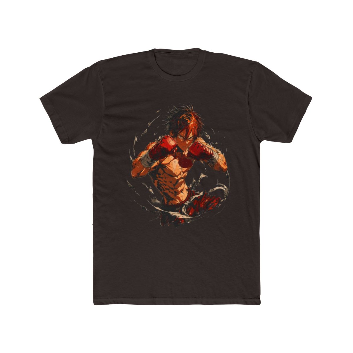 Baki Hanma Intense Martial Arts Fight T Shirt - alternate angle 3, merchandise