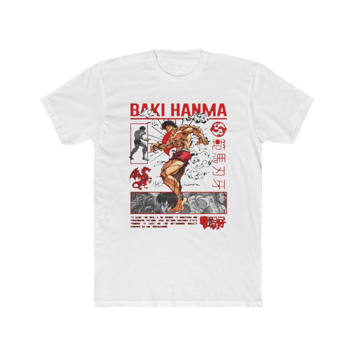 Baki Hanma The Ultimate Fighter Anime T Shirt - Official t-shirts merchandise