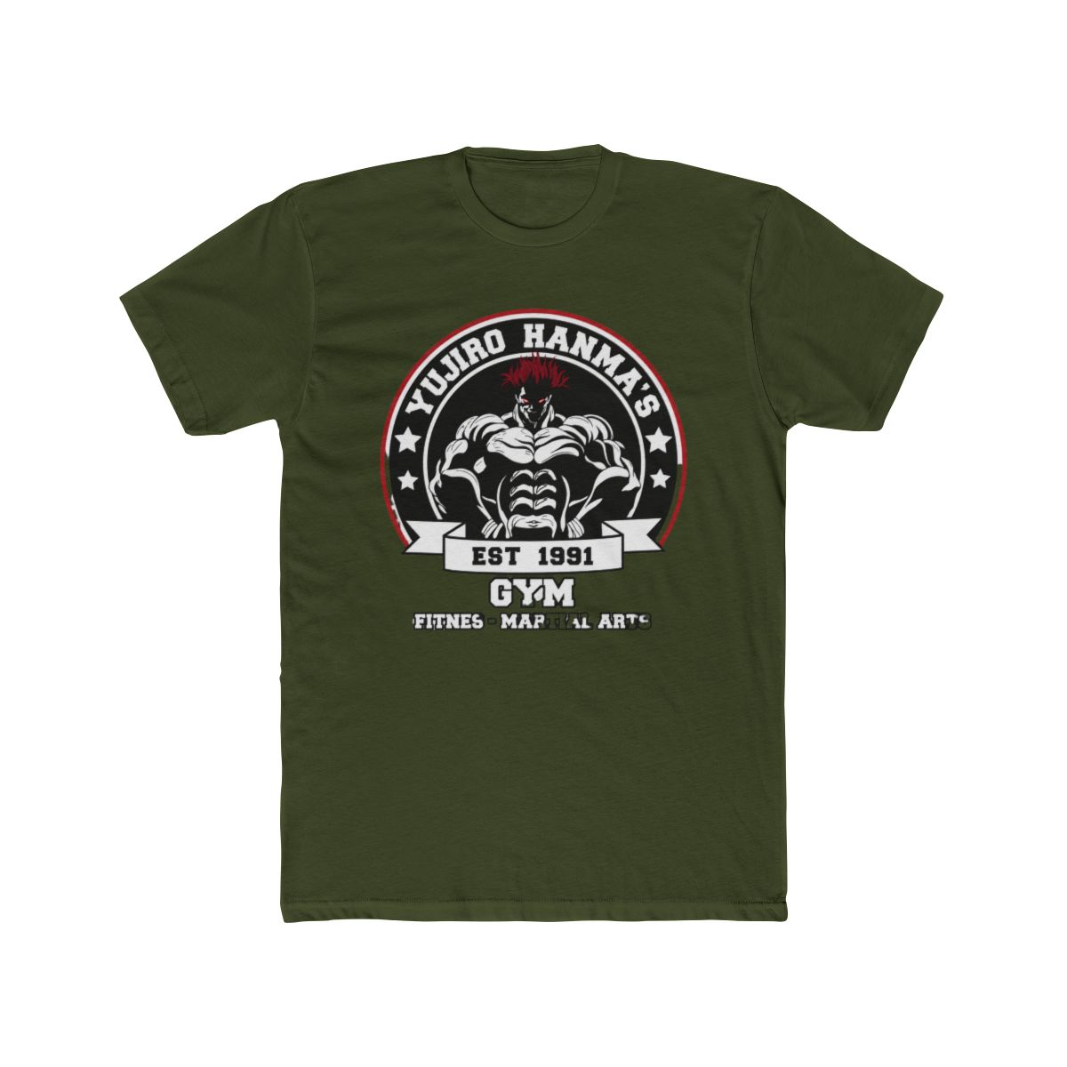 Yujiro Hanma’s GYM T Shirt | Baki - alternate angle 4, merchandise