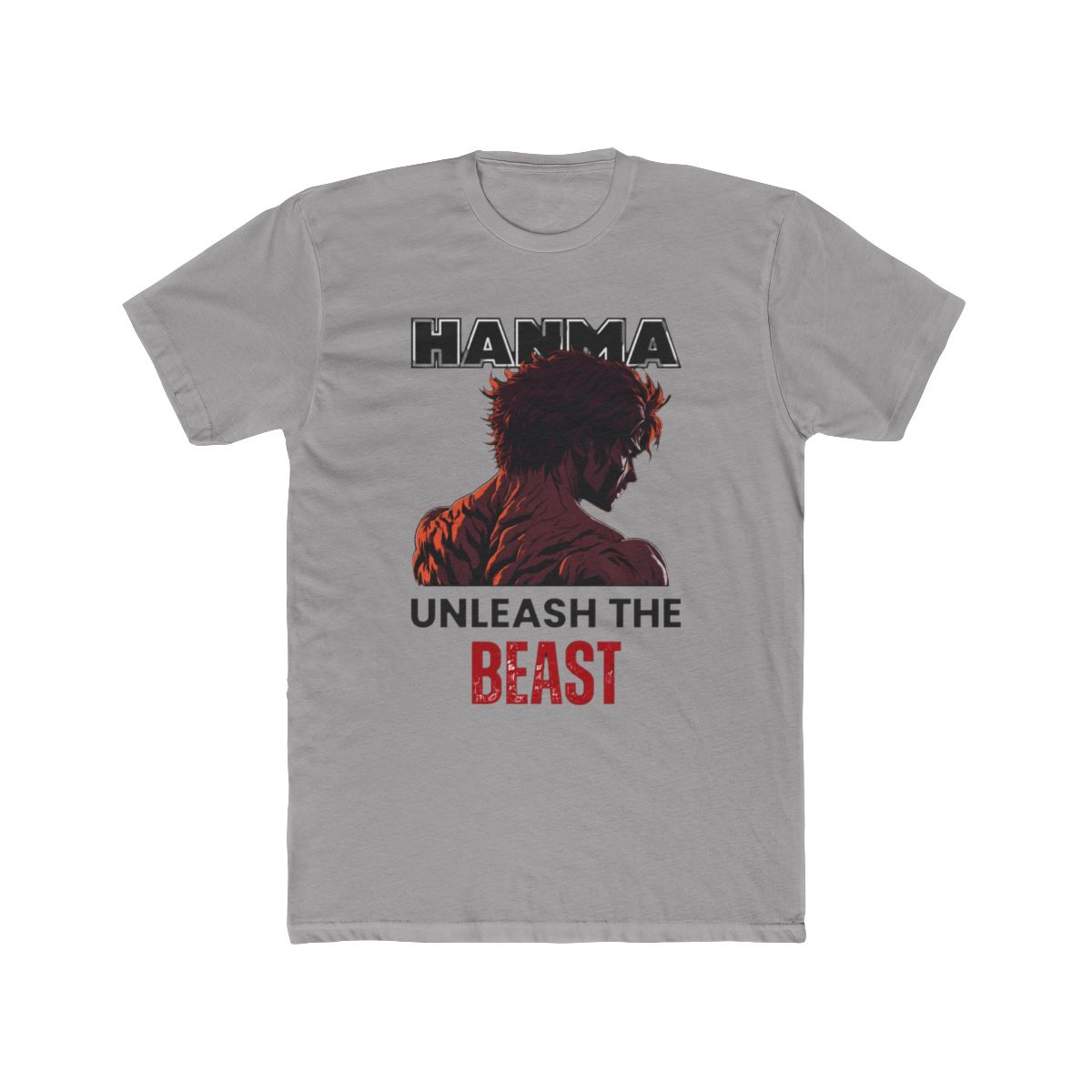 Baki Hanma the grappler Training T Shirt - alternate angle 2, merchandise