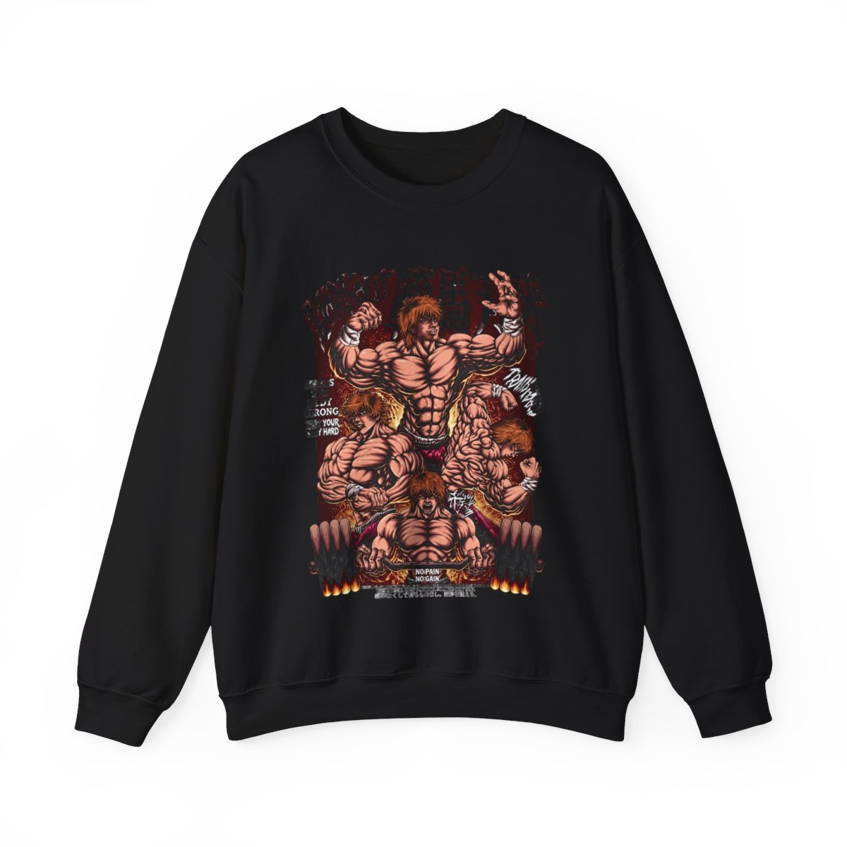 Baki Hanma Hoodies, Anime Hoodies, Vintage Sweater - Artsholic - Fan Art Merch