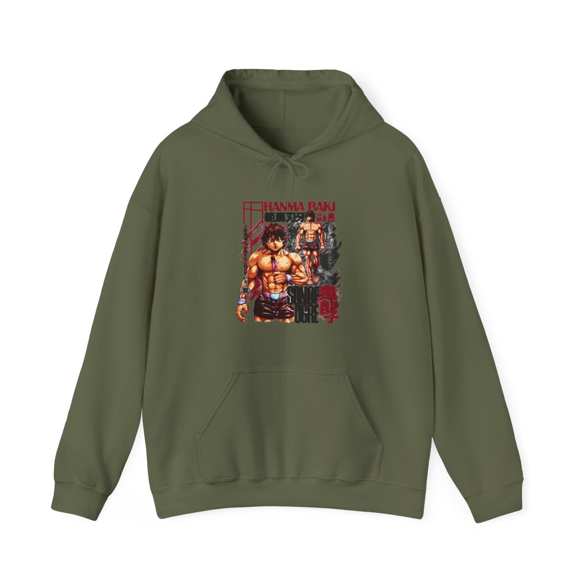 Baki Hanma Baki Streetwear Hoodie | Anime Ape - alternate angle 4, merchandise