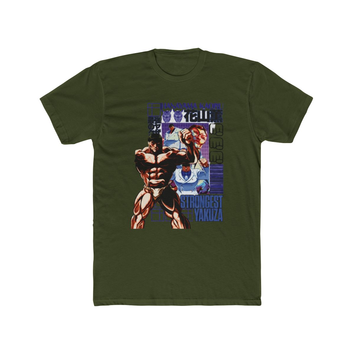 Hanayama Kaoru Baki Streetwear T Shirt | Anime Ape - alternate angle 5, merchandise