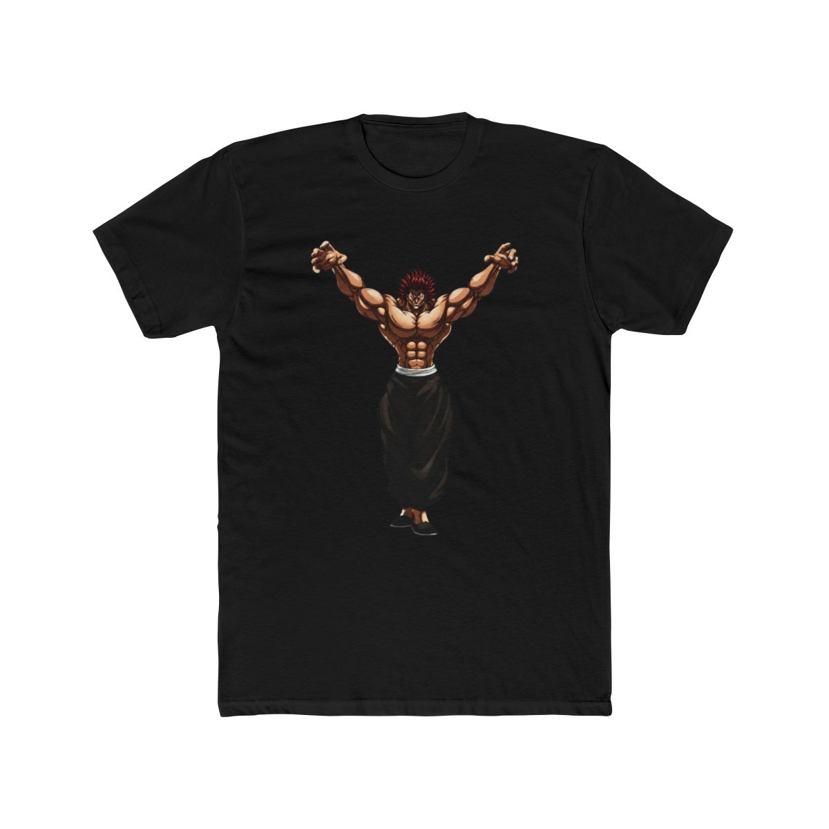 Baki Hanma Yujiro T Shirt Men Women Tops Tracksuit Anime Cosplay Merch, 3 - alternate angle 3, merchandise
