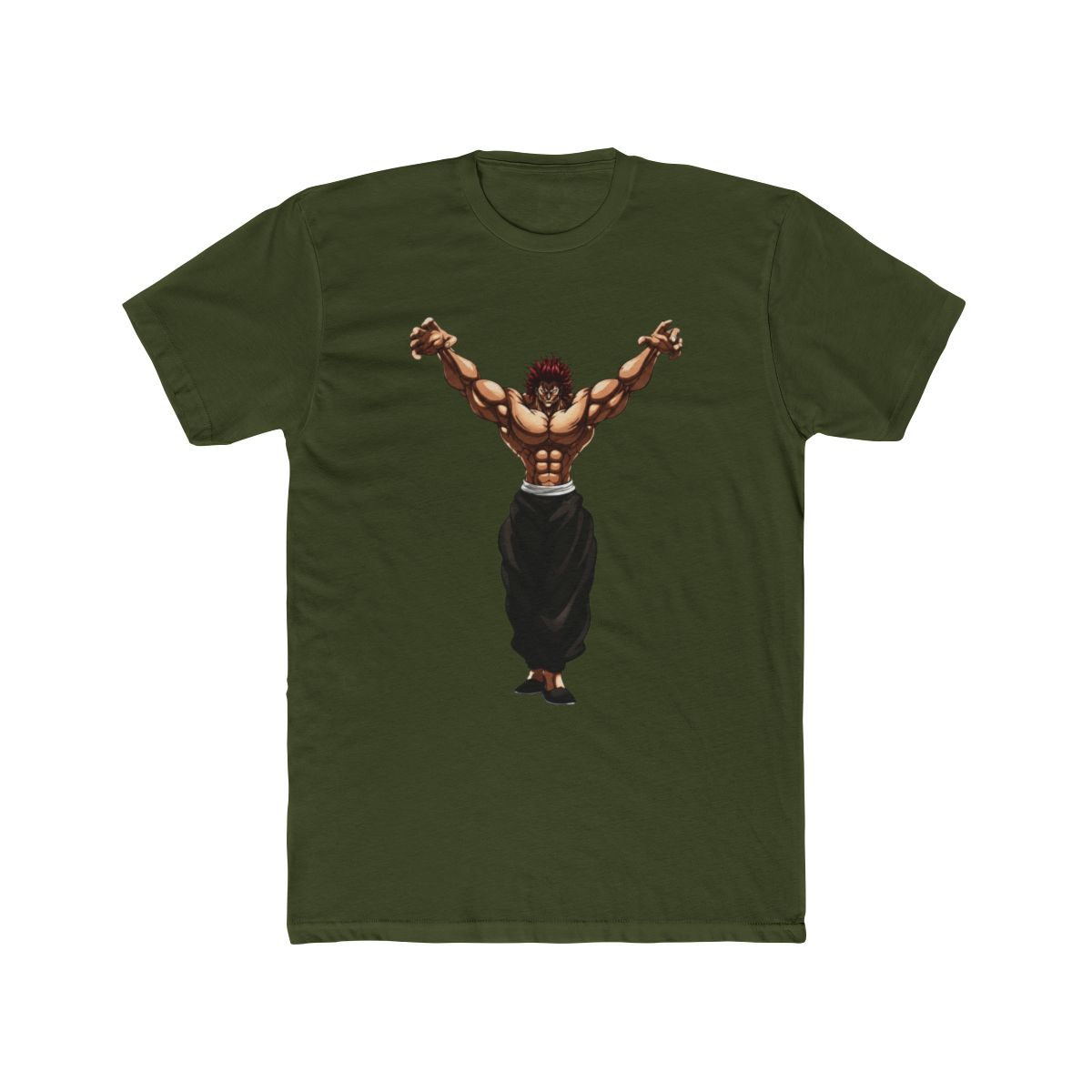Baki Hanma Yujiro T Shirt Men Women Tops Tracksuit Anime Cosplay Merch, 3 - alternate angle 5, merchandise