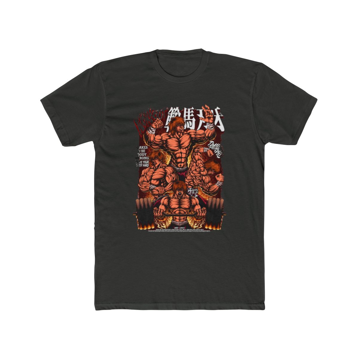 Baki Hanma Shirt For Kids, Anime Shirt For Kids, Vintage T Shirt For Kids - Artsholic - Fan Art Merch - alternate angle 5, merchandise