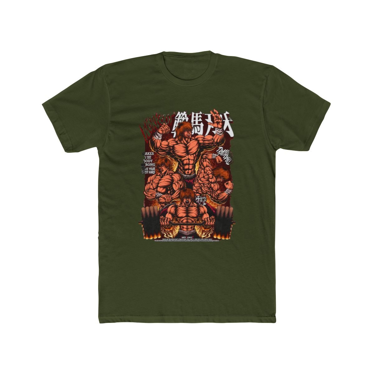 Baki Hanma Shirt For Kids, Anime Shirt For Kids, Vintage T Shirt For Kids - Artsholic - Fan Art Merch - alternate angle 4, merchandise
