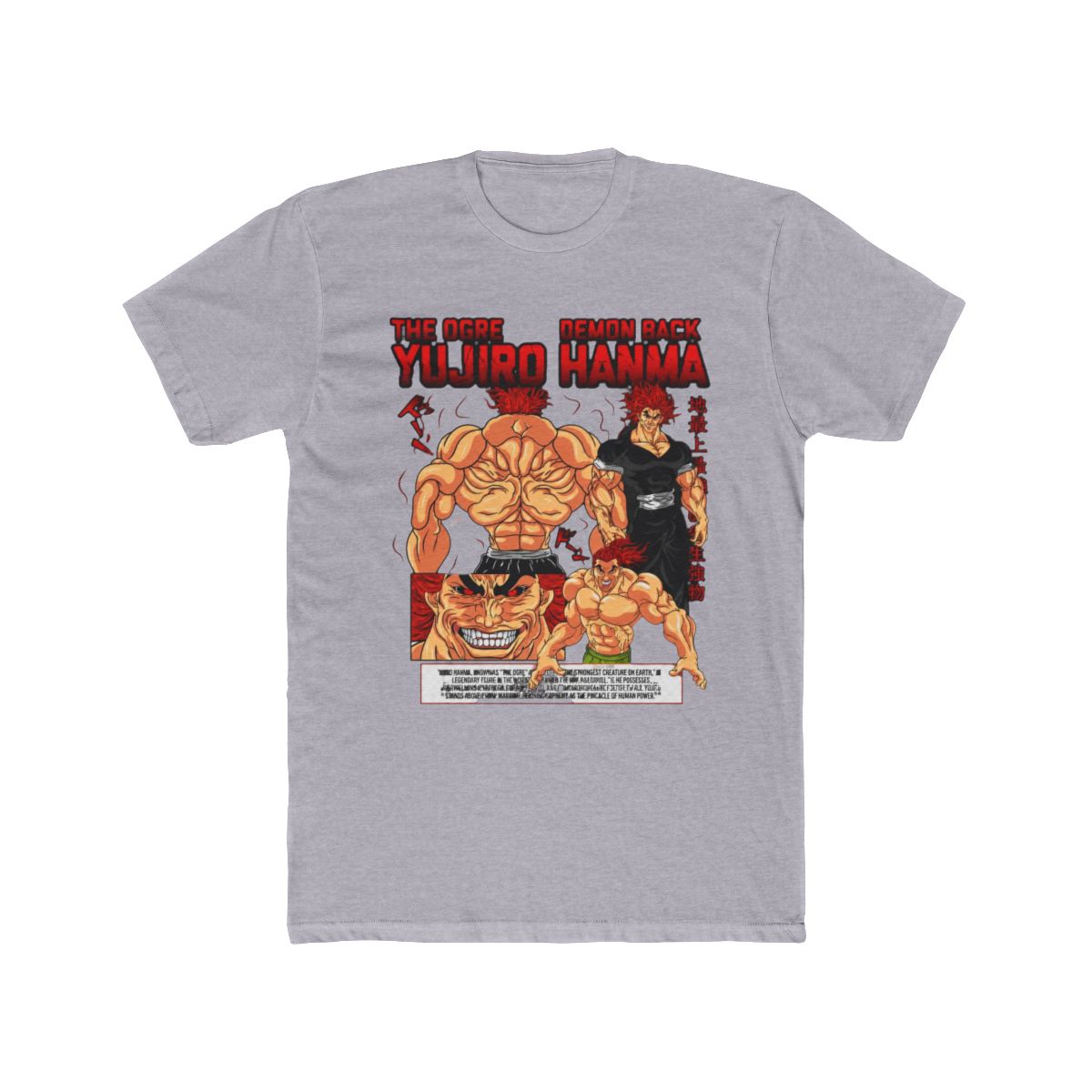 Yujiro Hanma Demon Back Graphic Art T Shirt | Baki