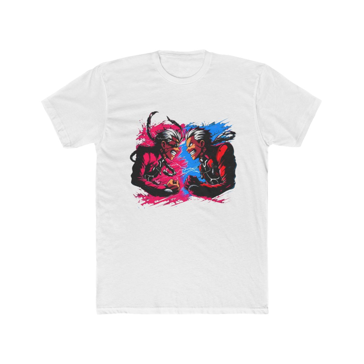 Baki Hanma Fierce Face-Off Fan Art T Shirt - Official t-shirts merchandise