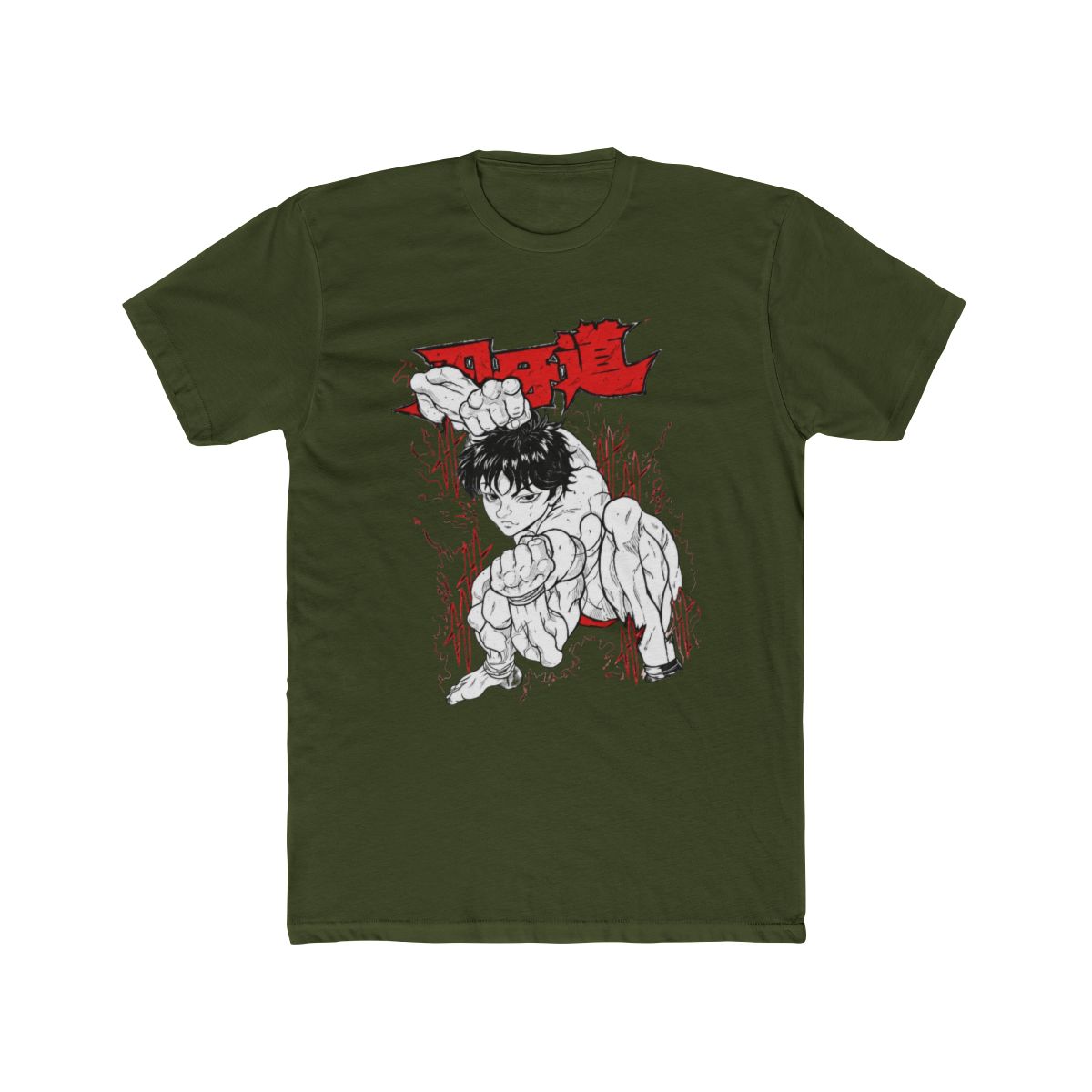Baki the Grappler T Shirt Baki Hanma Manga Yujiro Hanma Baki Anime Gift Shirt - alternate angle 4, merchandise