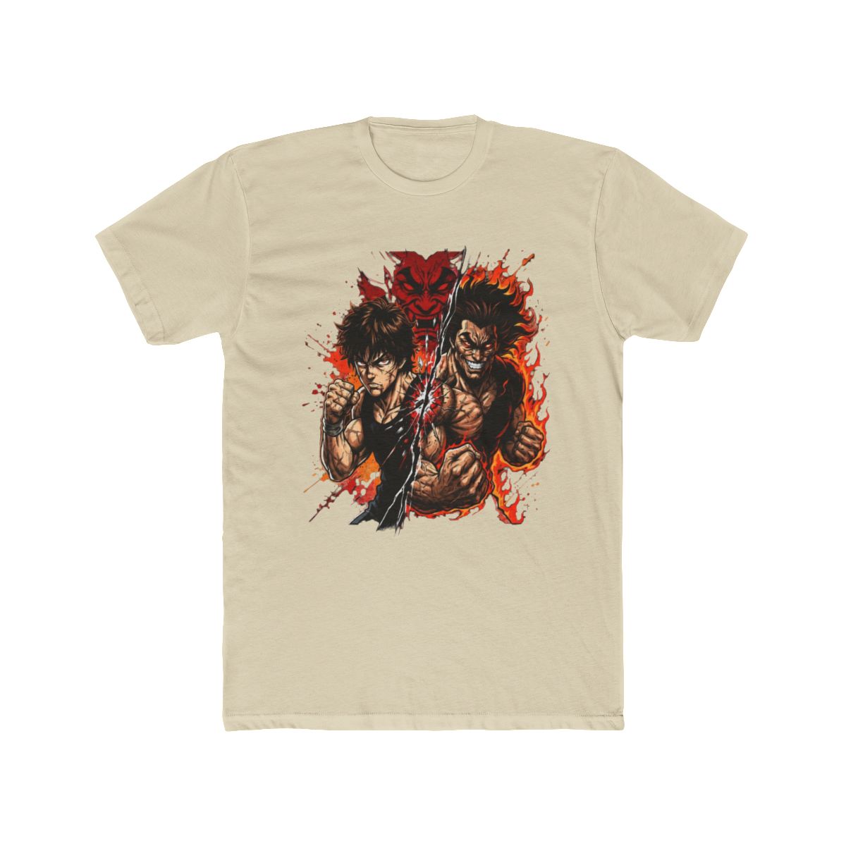 Baki Yujiro Hanma Anime Fight Art T Shirt - alternate angle 4, merchandise