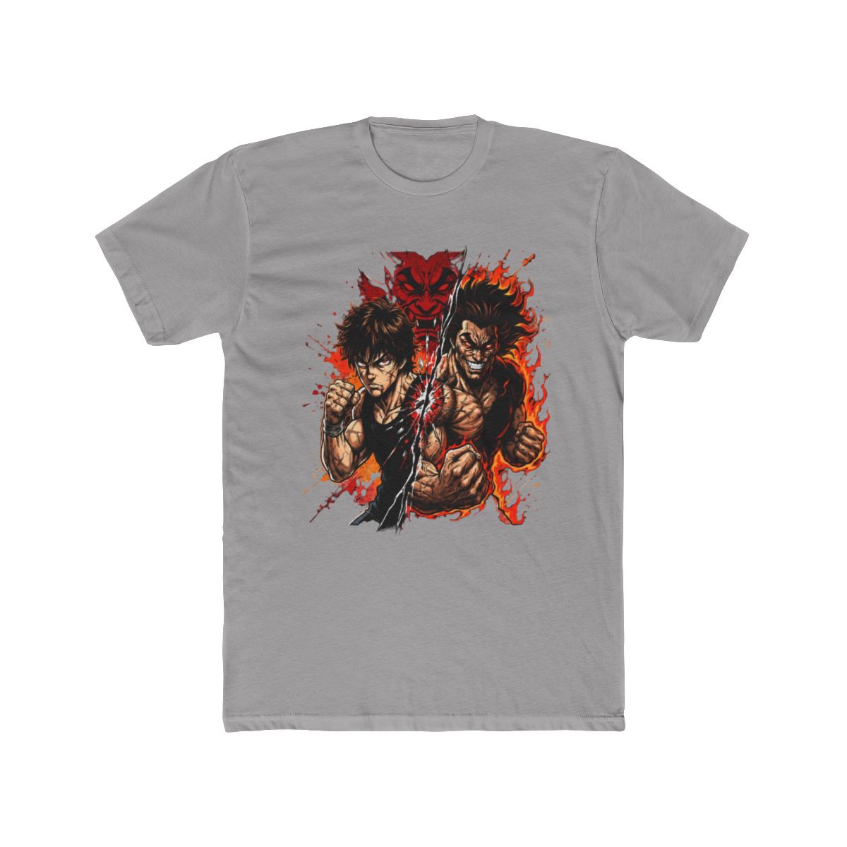 Baki Yujiro Hanma Anime Fight Art T Shirt - alternate angle 2, merchandise