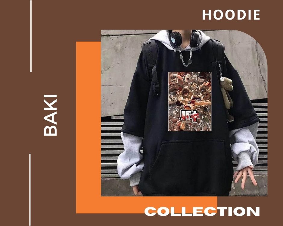 No edit baki hoodie - Baki Shop