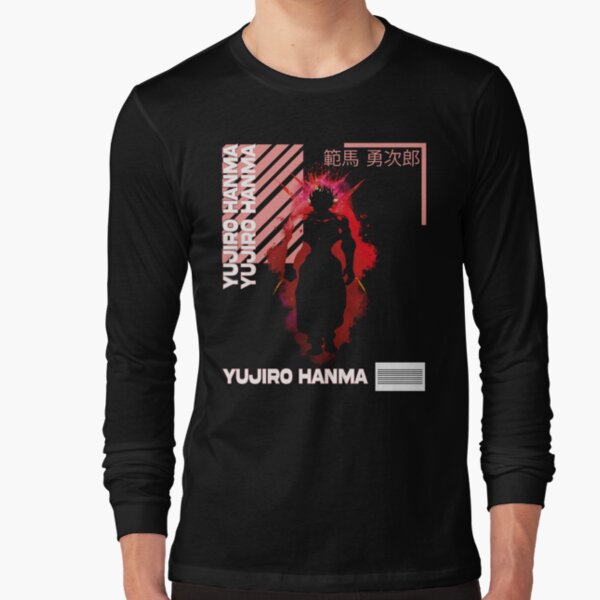 Yujiro Hanma Gym Baki Hanma The Grappler Long Sleeve T-Shirt RB2706 product Offical baki Merch
