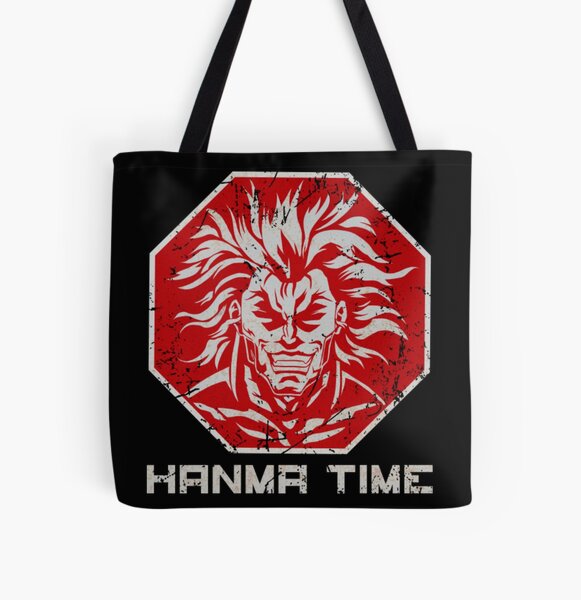 Baki Stop Hanma Time All Over Print Tote Bag RB2706 product Offical baki Merch